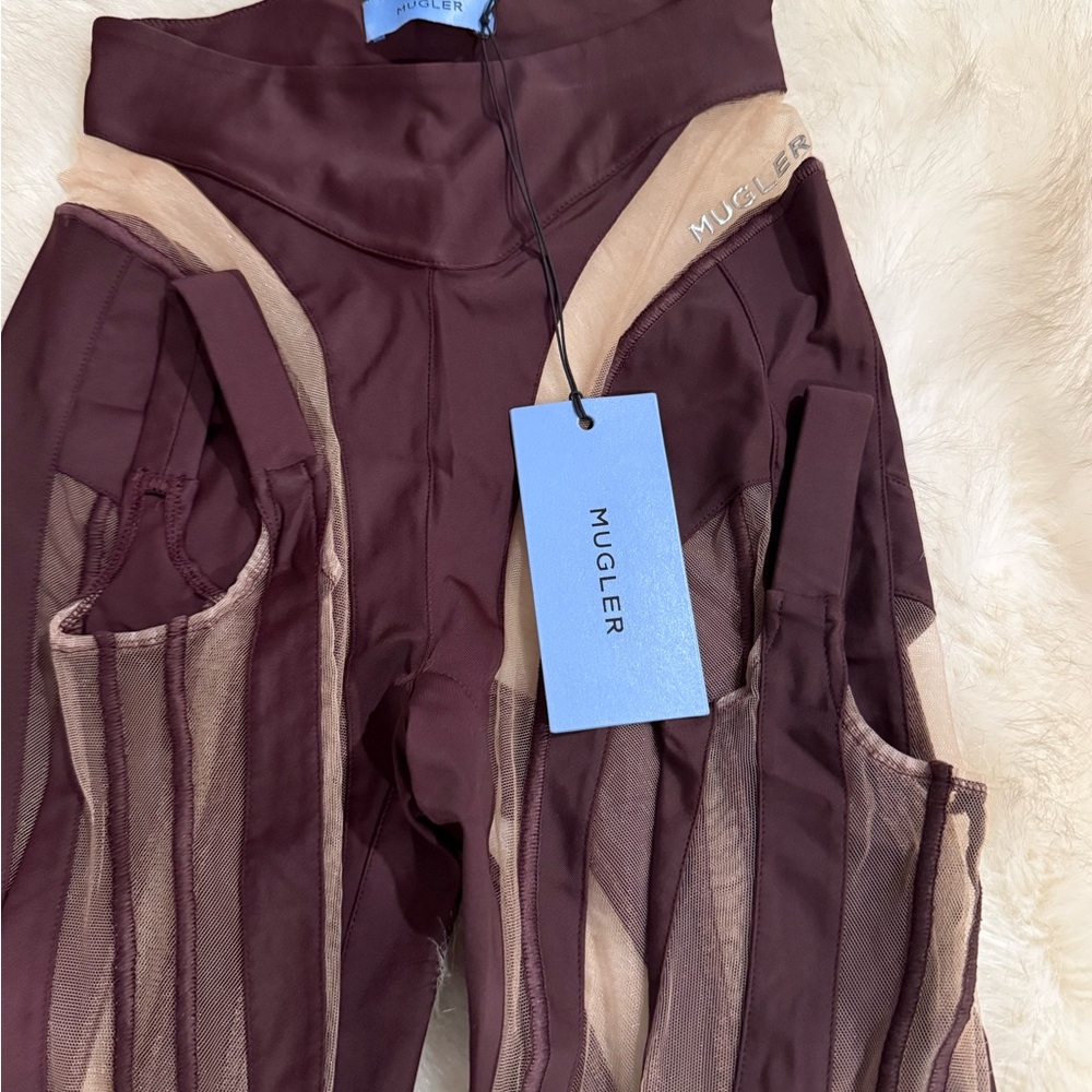 Mugler Dark Raisin Pants